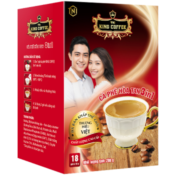 Ảnh của Coffee Hòa Tan 3 In 1 Hộp 18 Gói